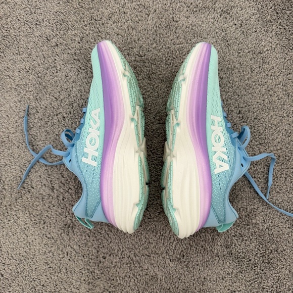 Hoka Women's Bondi 8 - Airy Blue/Sunlit Ocean - Picture 6 of 9
